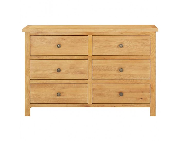 Sonata H Шкаф с чекмеджета, 105x33,5x73 см, дъбово дърво масив