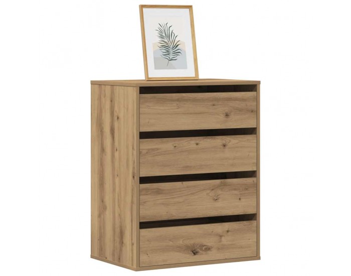 Sonata H Ъглов скрин с чекмеджета дъб артизан 60x41x76см инженерно дърво