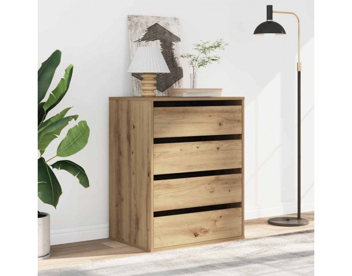 Sonata H Ъглов скрин с чекмеджета дъб артизан 60x41x76см инженерно дърво