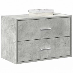 Sonata H Шкаф с 2 чекмеджета бетонно сив 60x31x40 см инженерно дърво - Скринове