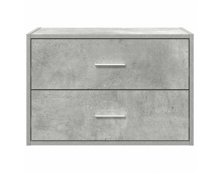 Sonata H Шкаф с 2 чекмеджета бетонно сив 60x31x40 см инженерно дърво Sonata H Шкаф с 2 чекмеджета бетонно сив 60x31x40 см инженерно дърво