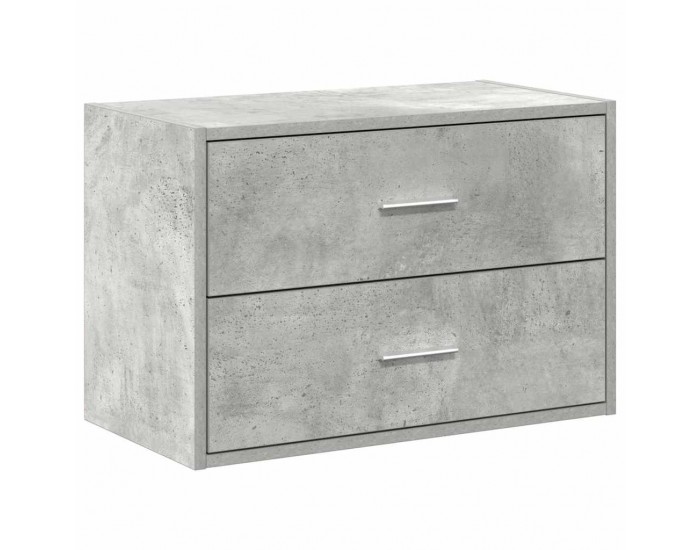 Sonata H Шкаф с 2 чекмеджета бетонно сив 60x31x40 см инженерно дърво Sonata H Шкаф с 2 чекмеджета бетонно сив 60x31x40 см инженерно дърво