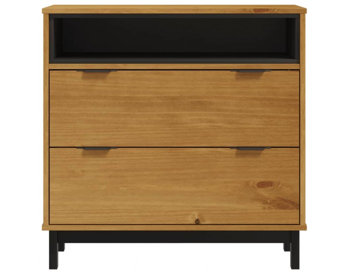 Sonata H Шкаф с чекмеджета FLAM, 80x40x80 см, борово дърво масив