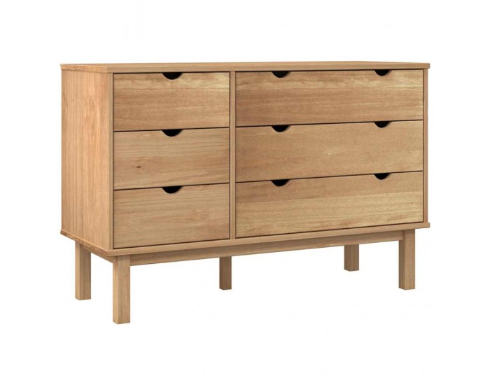 Sonata H Шкаф с чекмеджета OTTA, 111x43x73,5 см, борово дърво масив