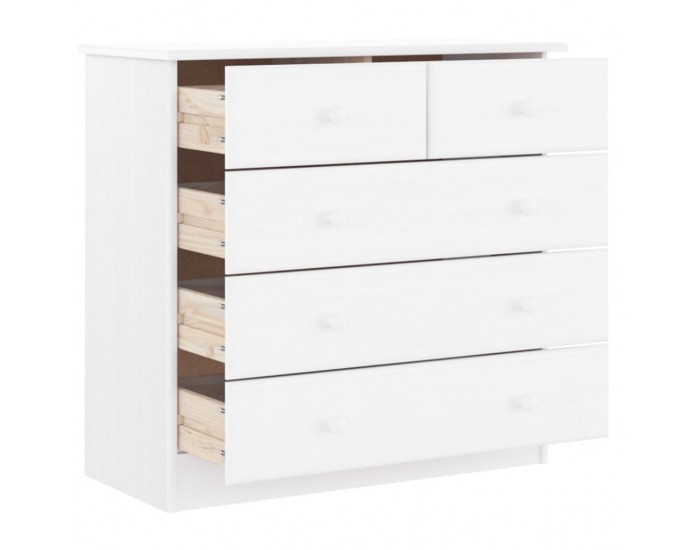 Sonata H Скрин ALTA, бял, 77x35x73 см, бор масив