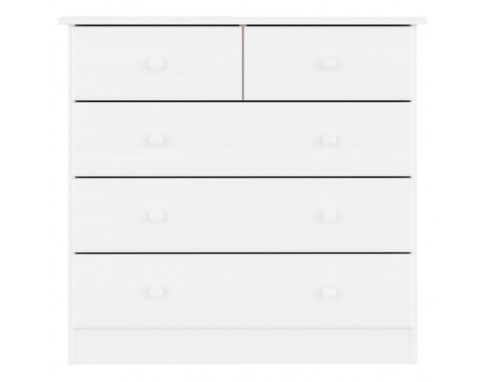 Sonata H Скрин ALTA, бял, 77x35x73 см, бор масив