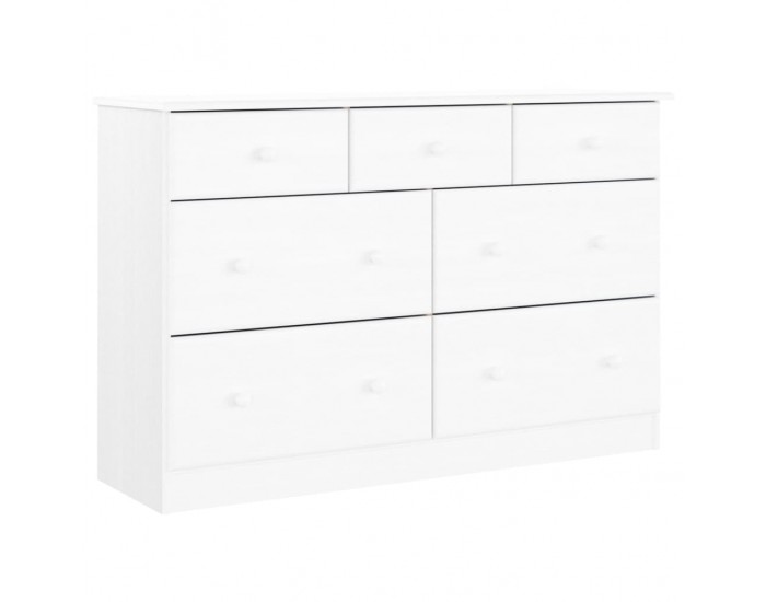 Sonata H Скрин ALTA, бял, 112x35x73 см, бор масив Sonata H Скрин ALTA, бял, 112x35x73 см, бор масив