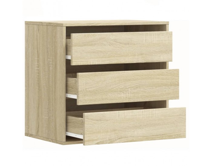 Sonata H Ъглов скрин с чекмеджета дъб сонома 60x41x58 см инженерно дърво