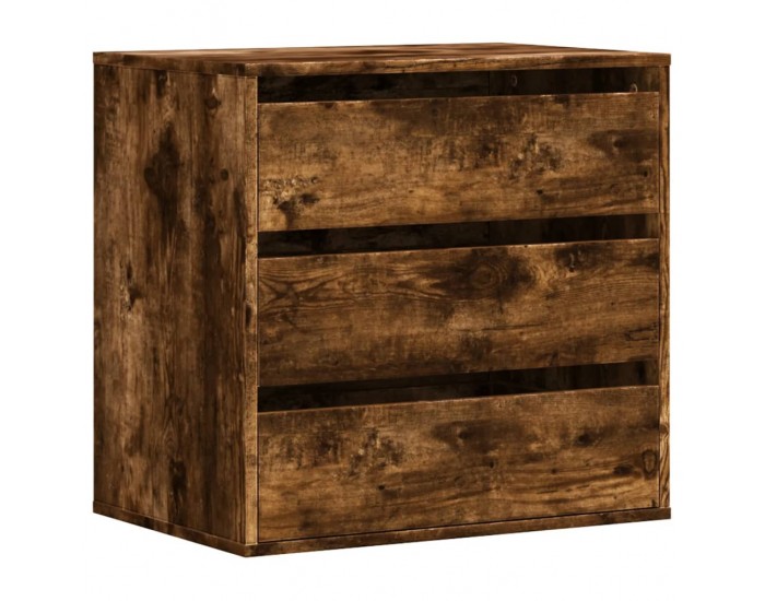 Sonata H Ъглов скрин с чекмеджета опушен дъб 60x41x58см, инженерно дърво