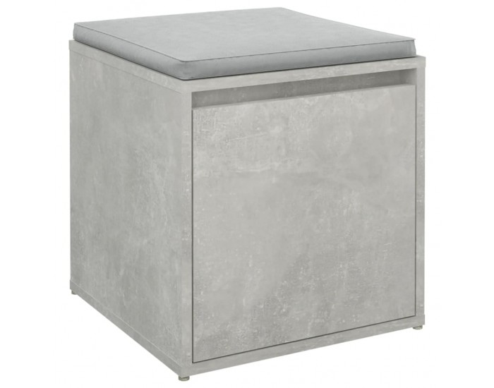Sonata H Кутия с чекмедже, бетонно сива, 40,5x40x40 см, инженерно дърво Sonata H Кутия с чекмедже, бетонно сива, 40,5x40x40 см, инженерно дърво