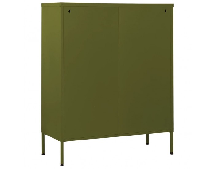 Sonata H Шкаф с чекмеджета, маслиненозелен, 80х35х101,5 см, стомана Sonata H Шкаф с чекмеджета, маслиненозелен, 80х35х101,5 см, стомана