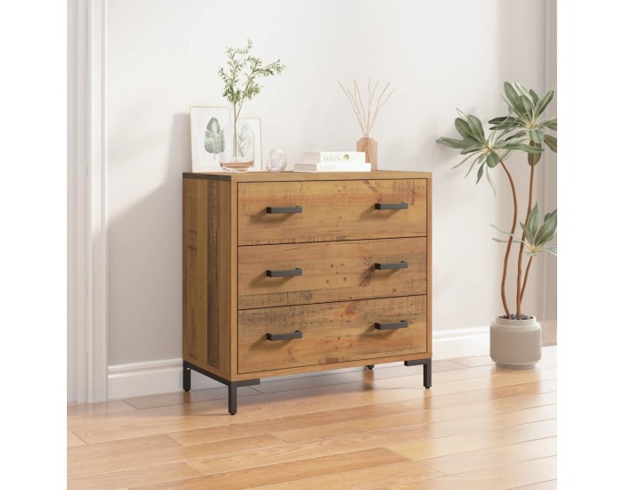 Sonata H Скрин с чекмеджета, 75x35x70 см, борова дървесина масив