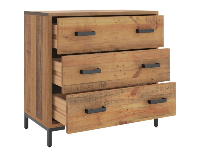 Sonata H Скрин с чекмеджета, 75x35x70 см, борова дървесина масив