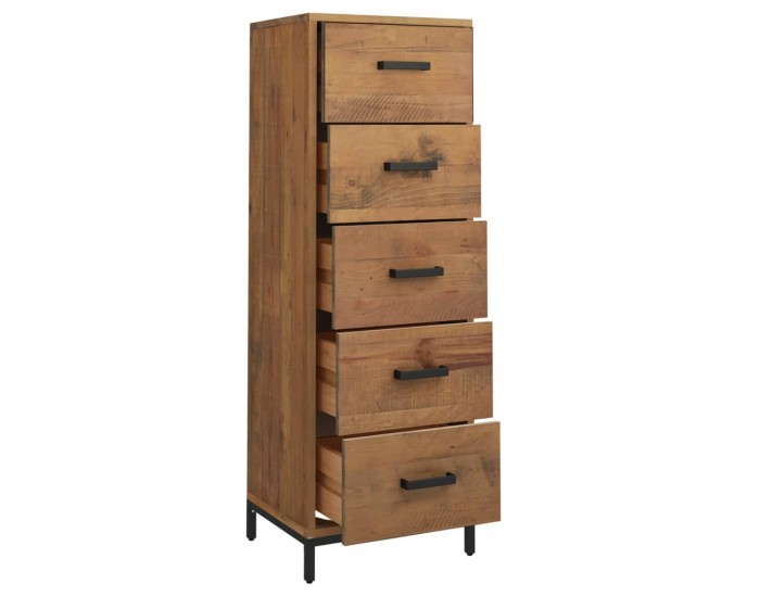 Sonata H Скрин с чекмеджета, 42x35x110 см, борова дървесина масив Sonata H Скрин с чекмеджета, 42x35x110 см, борова дървесина масив