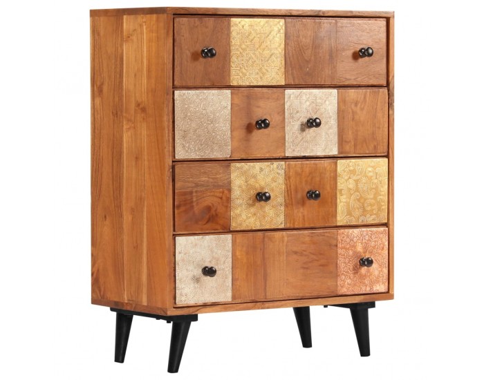 Sonata H Скрин с чекмеджета, 60x30x75 см, акациево дърво масив Sonata H Скрин с чекмеджета, 60x30x75 см, акациево дърво масив