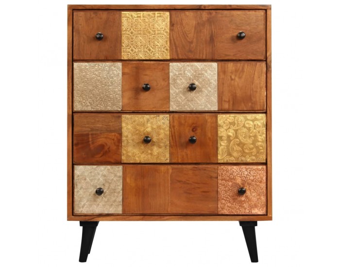 Sonata H Скрин с чекмеджета, 60x30x75 см, акациево дърво масив Sonata H Скрин с чекмеджета, 60x30x75 см, акациево дърво масив