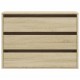 Sonata H Ъглов скрин с чекмеджета дъб сонома 80x41x58см, инженерно дърво
