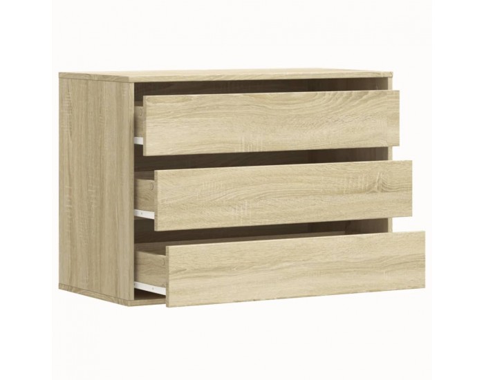 Sonata H Ъглов скрин с чекмеджета дъб сонома 80x41x58см, инженерно дърво