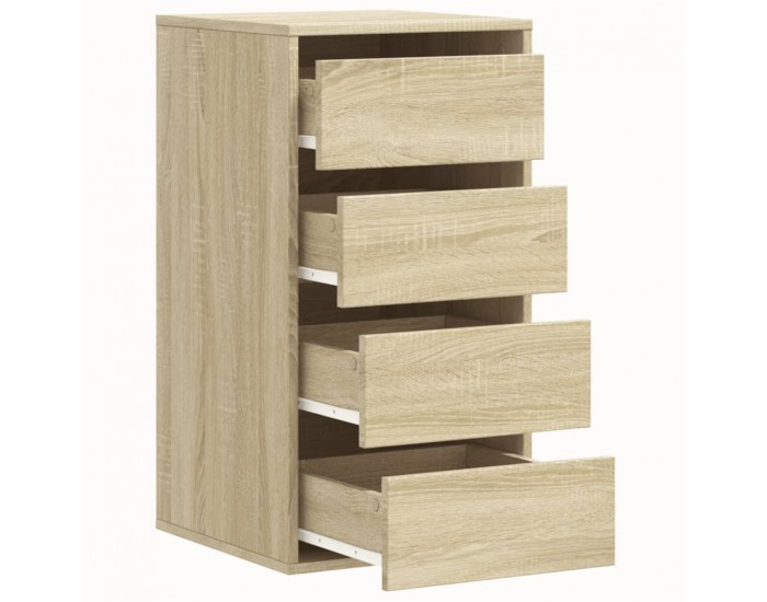 Sonata H Ъглов скрин с чекмеджета дъб сонома 40x41x76cm, инженерно дърво