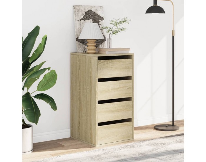 Sonata H Ъглов скрин с чекмеджета дъб сонома 40x41x76cm, инженерно дърво