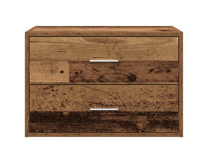 Sonata H Шкаф с 2 чекмеджета старо дърво 60x31x40 см инженерно дърво