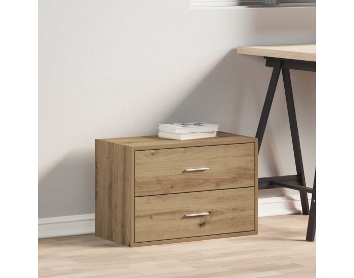 Sonata H Шкаф с 2 чекмеджета дъб артизан 60x31x40 см инженерно дърво Sonata H Шкаф с 2 чекмеджета дъб артизан 60x31x40 см инженерно дърво