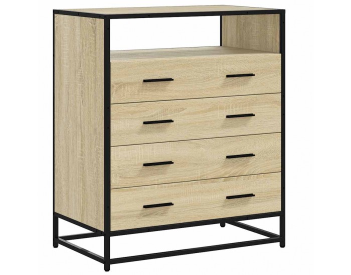 Sonata H Шкаф с чекмеджета Сонома дъб 70x41x83,5 cm Инженерна дървесина