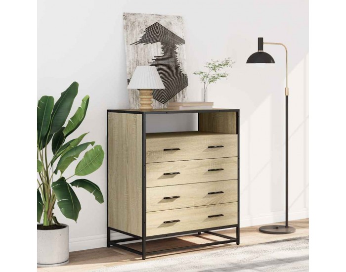 Sonata H Шкаф с чекмеджета Сонома дъб 70x41x83,5 cm Инженерна дървесина