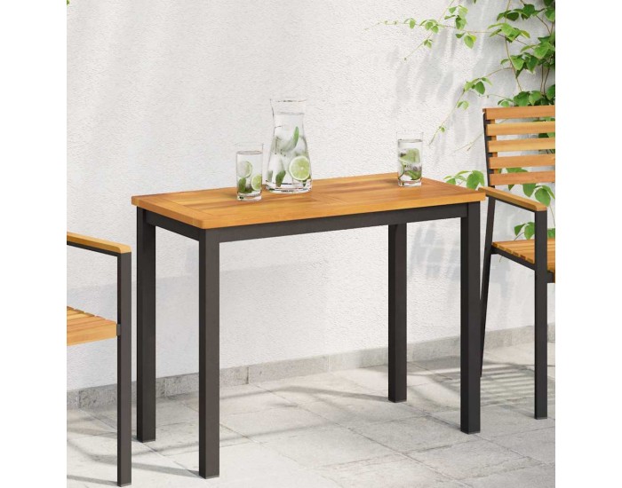 Sonata H Топ за маса Кафяво 80 x 40 x 2 cm Акациево дърво масив