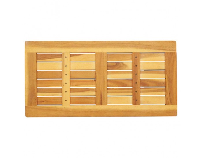 Sonata H Топ за маса Кафяво 80 x 40 x 2 cm Акациево дърво масив