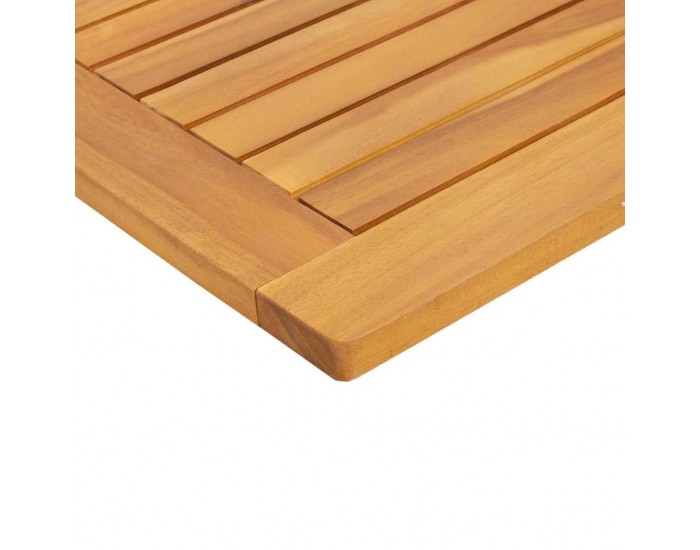 Sonata H Топ за маса Кафяво 80 x 40 x 2 cm Акациево дърво масив