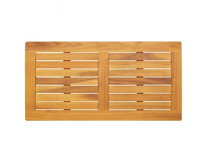 Sonata H Топ за маса Кафяво 90 x 45 x 2 см Акациево дърво масив