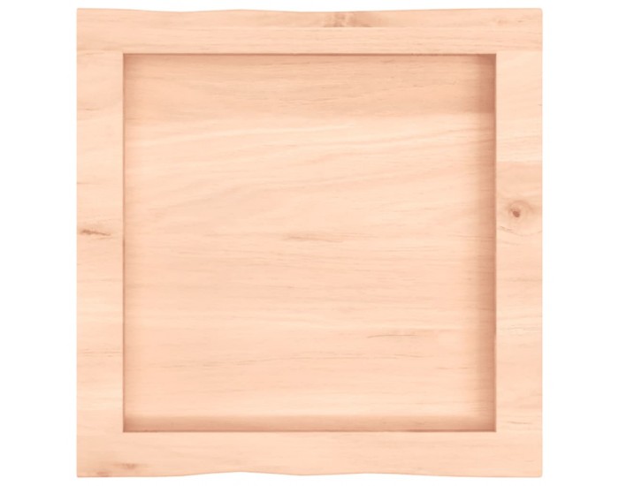 Sonata H Плот за маса 40x40x(2-4) см необработено масивно дърво жив ръб