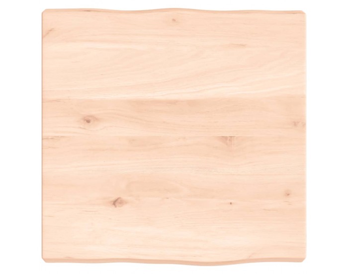 Sonata H Плот за маса 40x40x(2-4) см необработено масивно дърво жив ръб