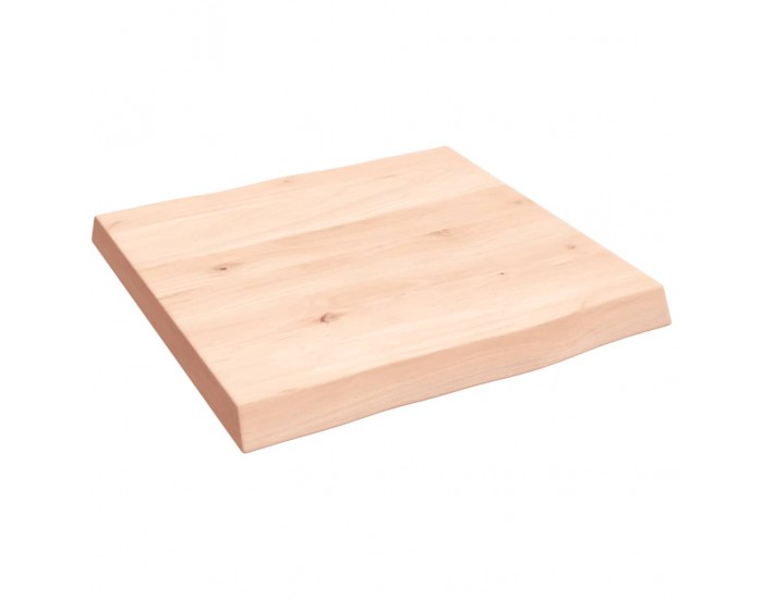 Sonata H Плот за маса 40x40x(2-4) см необработено масивно дърво жив ръб