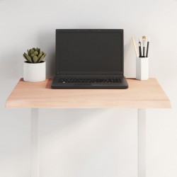 Sonata H Плот за маса 60x40x2 см необработено масивно дърво дъб жив ръб - Части за Маси