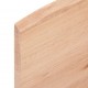 Sonata H Плот за маса светлокафяв 40x40x2 см третиран дъб масив жив ръб