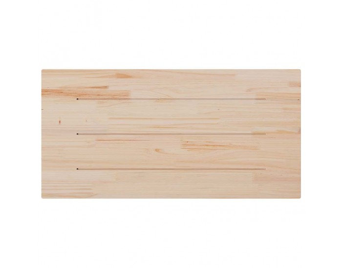 Sonata H Плот за маса, бял, 80x40x2,5 см, бор масив, правоъгълен