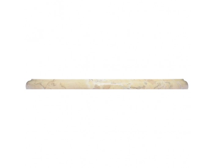 Sonata H Плот за маса, кремав, Ø40x2,5 см, мрамор