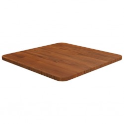 Sonata H Квадратен плот за маса, тъмнокафяв, 40x40x1,5 см, дъб масив - Части за Маси