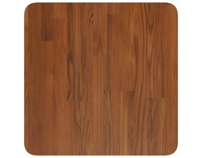 Sonata H Квадратен плот за маса, тъмнокафяв, 40x40x1,5 см, дъб масив