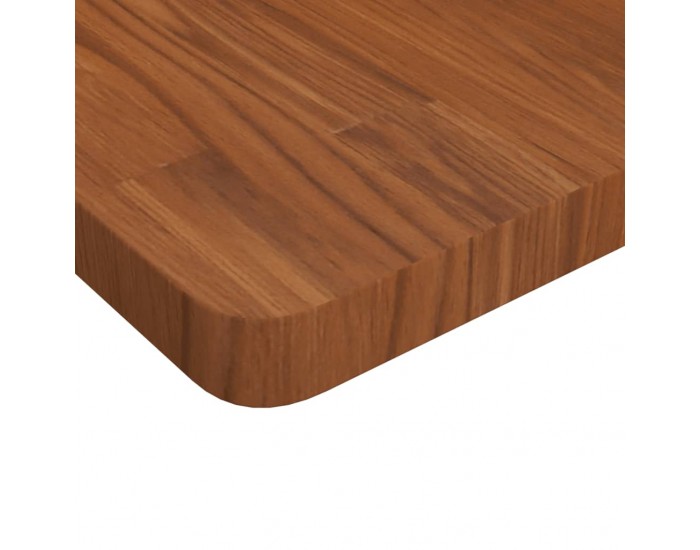 Sonata H Квадратен плот за маса, тъмнокафяв, 70x70x4 см, дъб масив