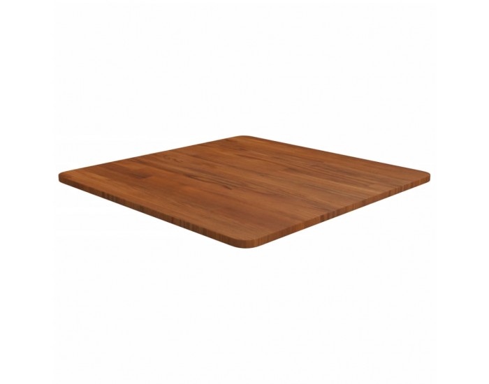 Sonata H Квадратен плот за маса, тъмнокафяв, 60x60x1,5 см, дъб масив