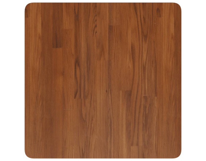 Sonata H Квадратен плот за маса, тъмнокафяв, 60x60x1,5 см, дъб масив