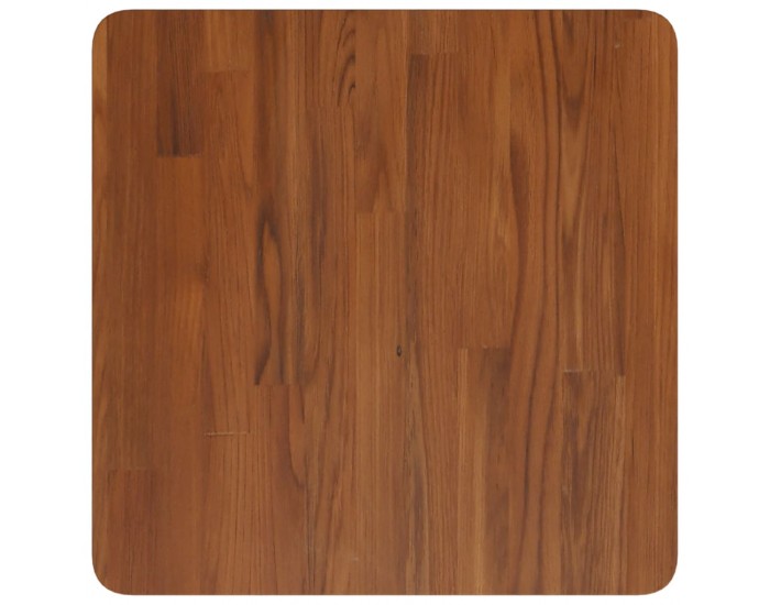 Sonata H Квадратен плот за маса, тъмнокафяв, 50x50x4 см, дъб масив