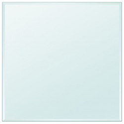 Sonata H Темпериран стъклен плот за маса, квадратен, 800х800 мм - Части за Маси