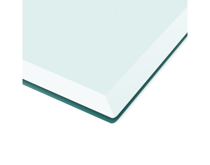 Sonata H Темпериран стъклен плот за маса, квадратен, 800х800 мм