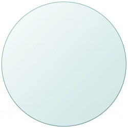 Sonata H Темпериран стъклен плот за кръгла маса, 900 мм - Части за Маси