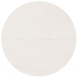 Sonata H Плот за маса, бял, Ø40x2,5 см, бор масив - Части за Маси