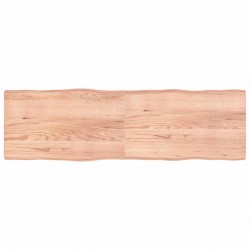 Sonata H Плот за маса светлокафяв 200x60x(2-6) см обработен масивен дъб - Части за Маси
